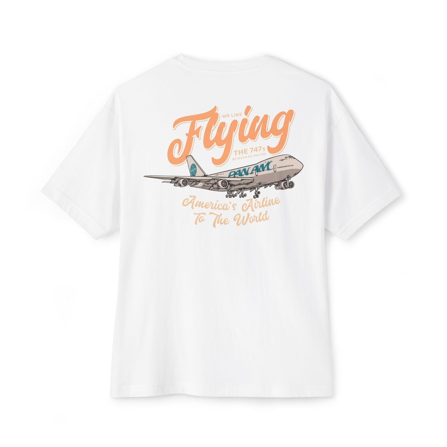 Pan Am 747 – Celebrate the Golden Age of Air Travel (Back Print)