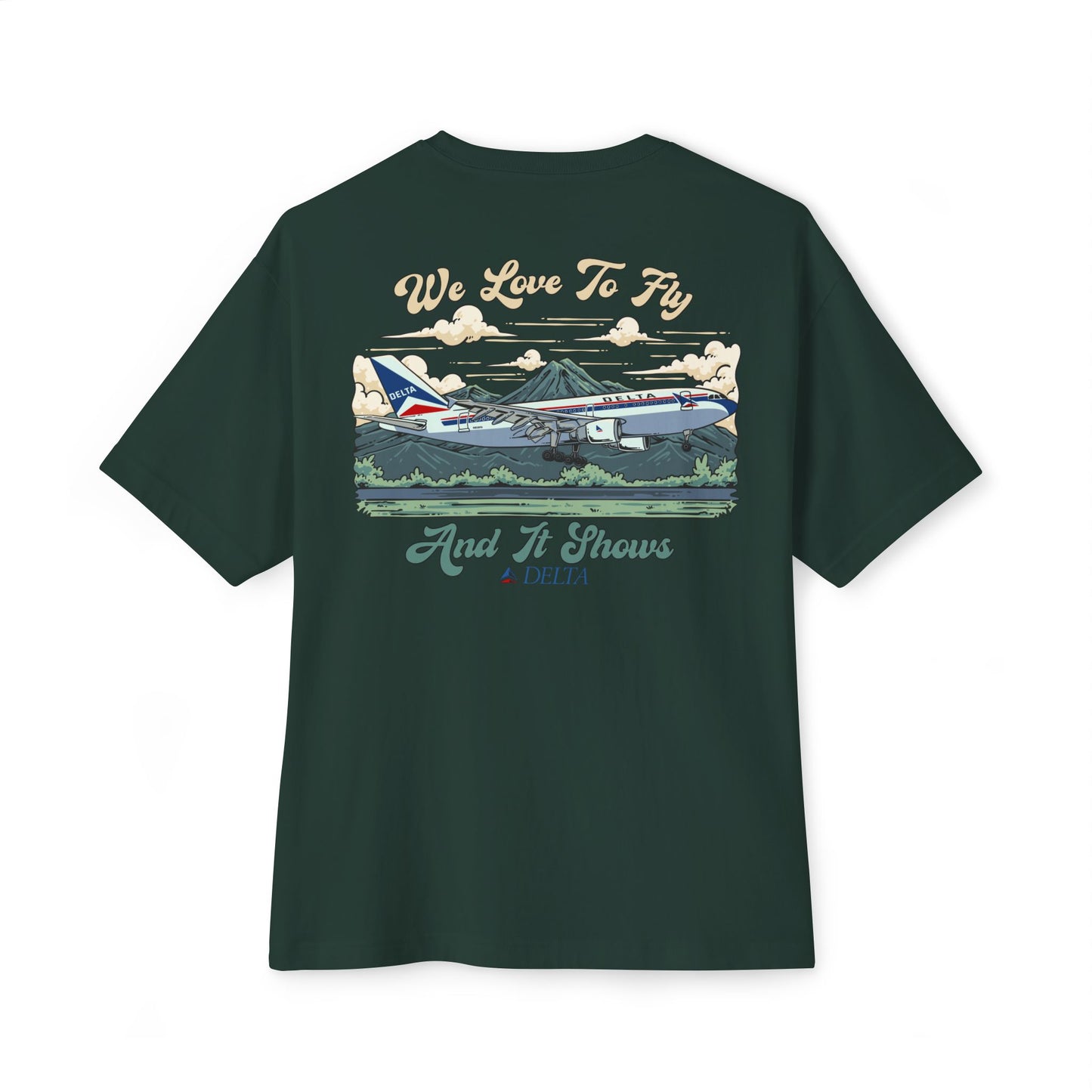 Delta Airlines A310 – The Widebody That Bridged the Skies (Back Print)