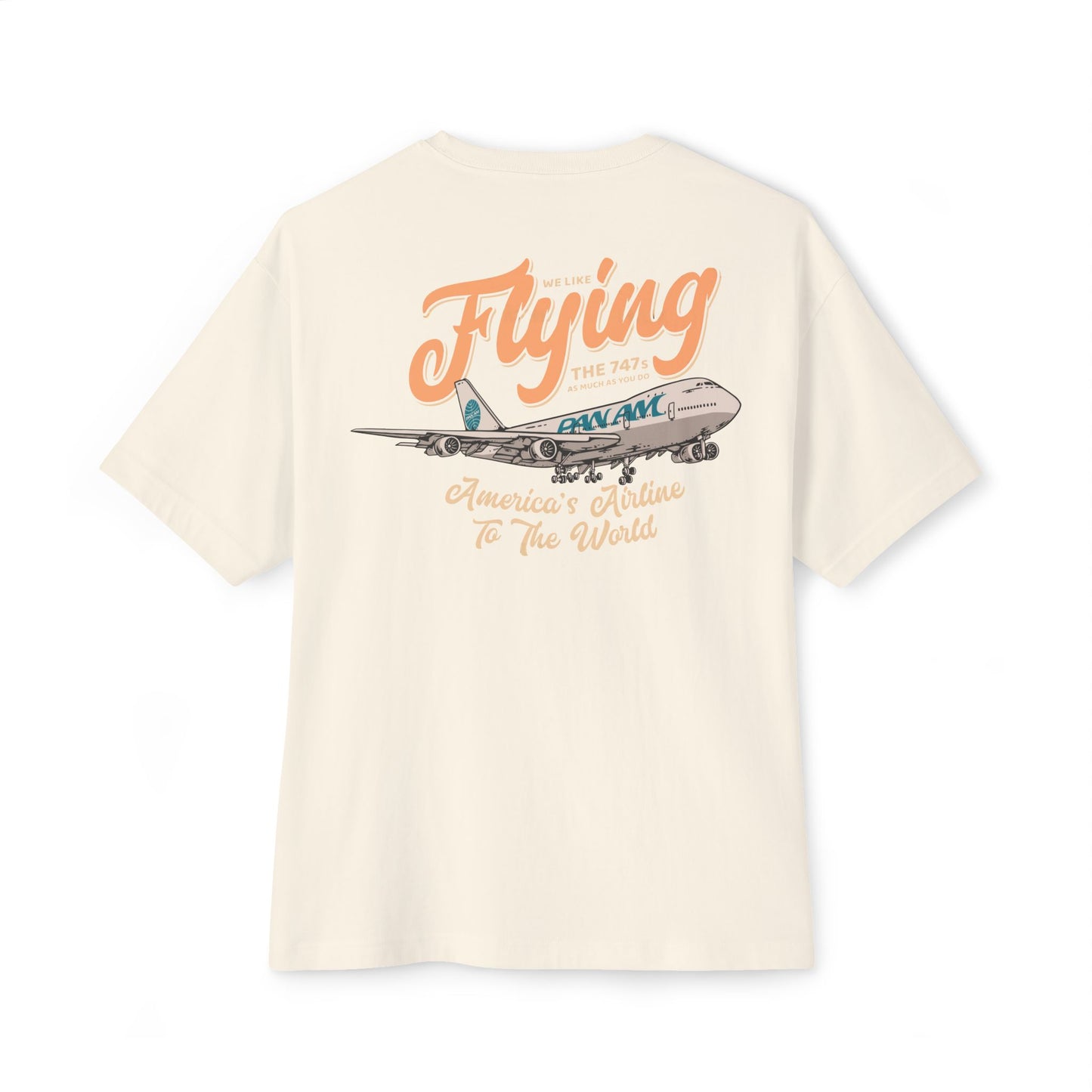 Pan Am 747 – Celebrate the Golden Age of Air Travel (Back Print)