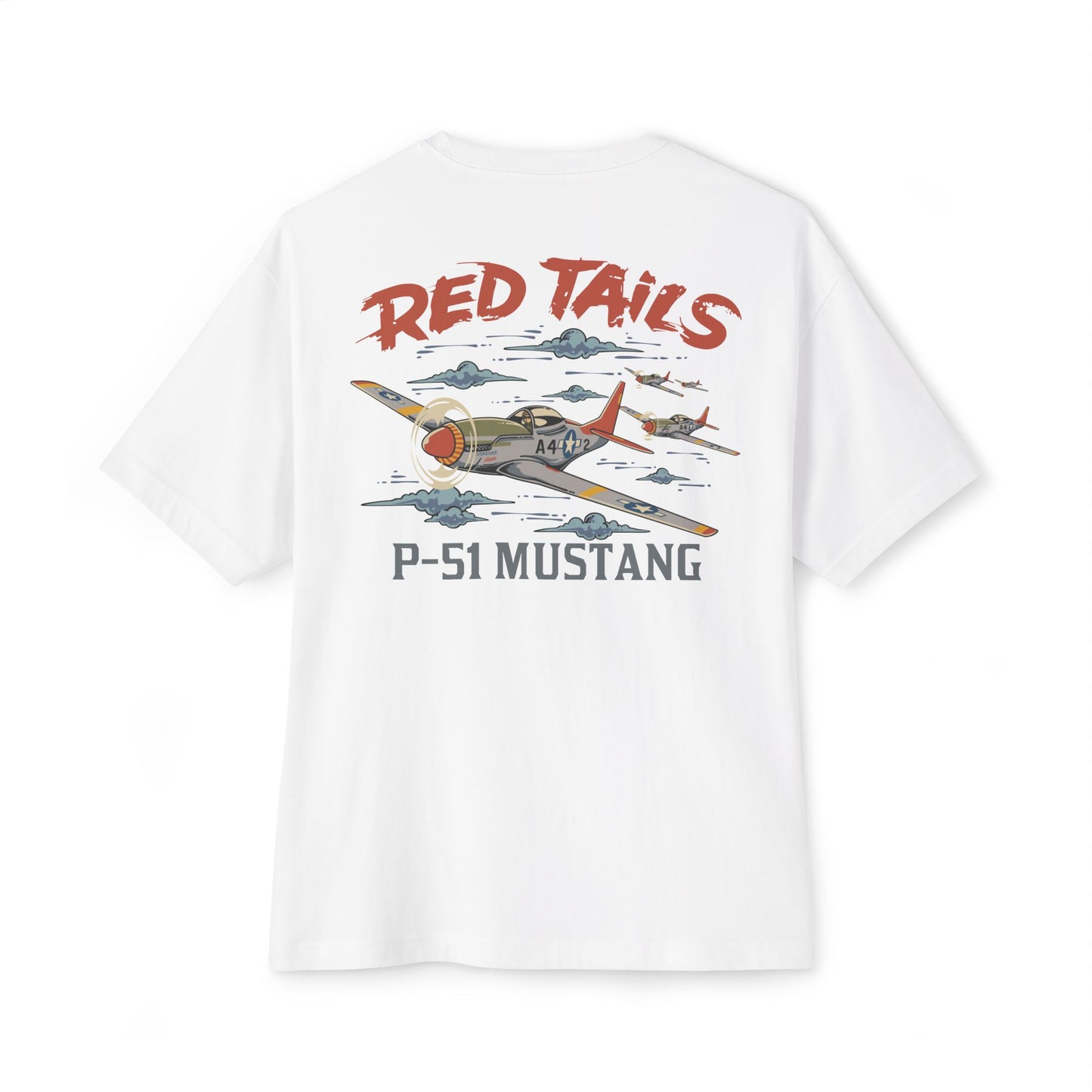 P-51 Mustang – Red Tails Squadron (Back Print)