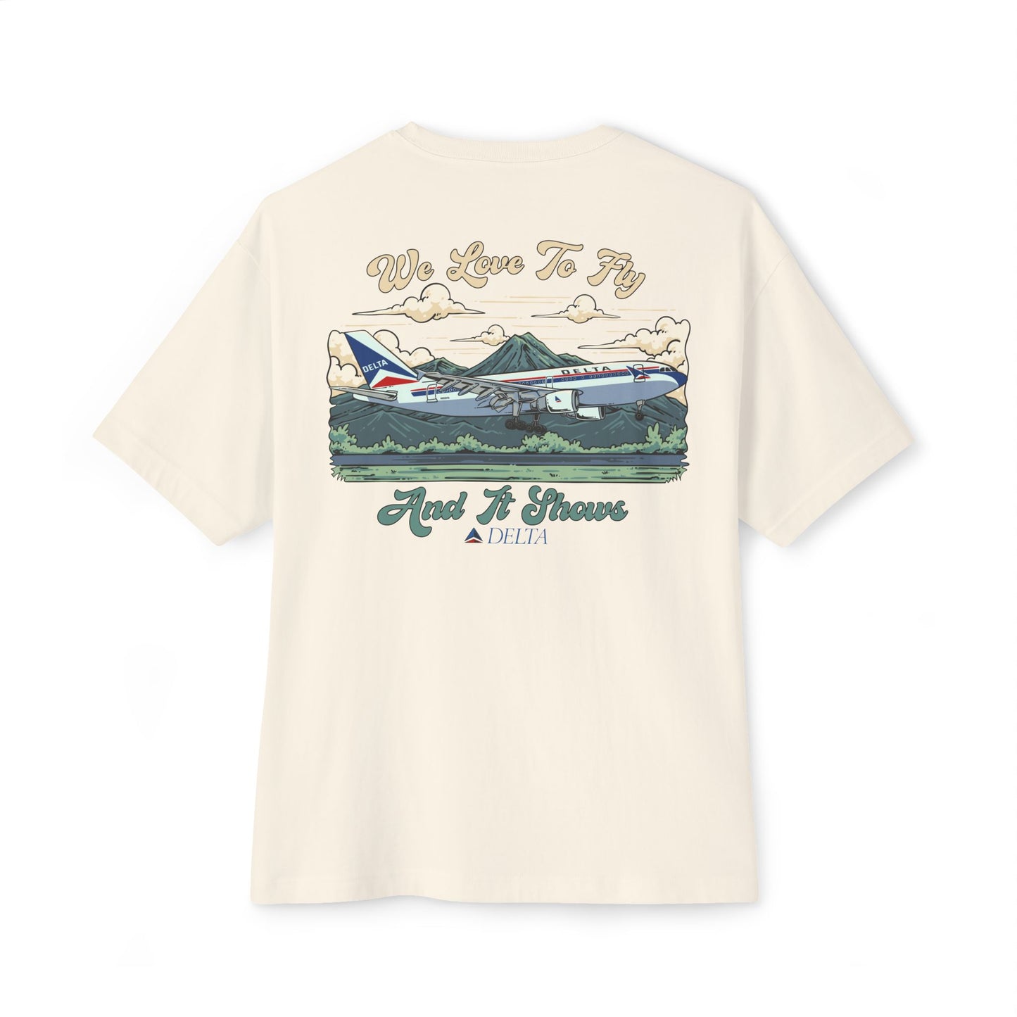 Delta Airlines A310 – The Widebody That Bridged the Skies (Back Print)