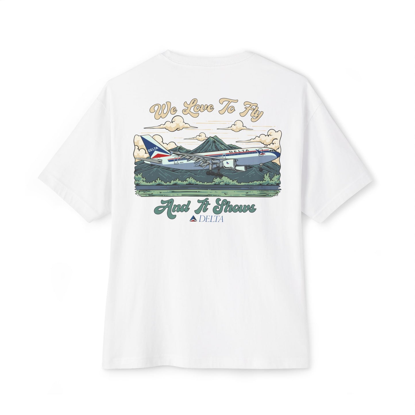 Delta Airlines A310 – The Widebody That Bridged the Skies (Back Print)