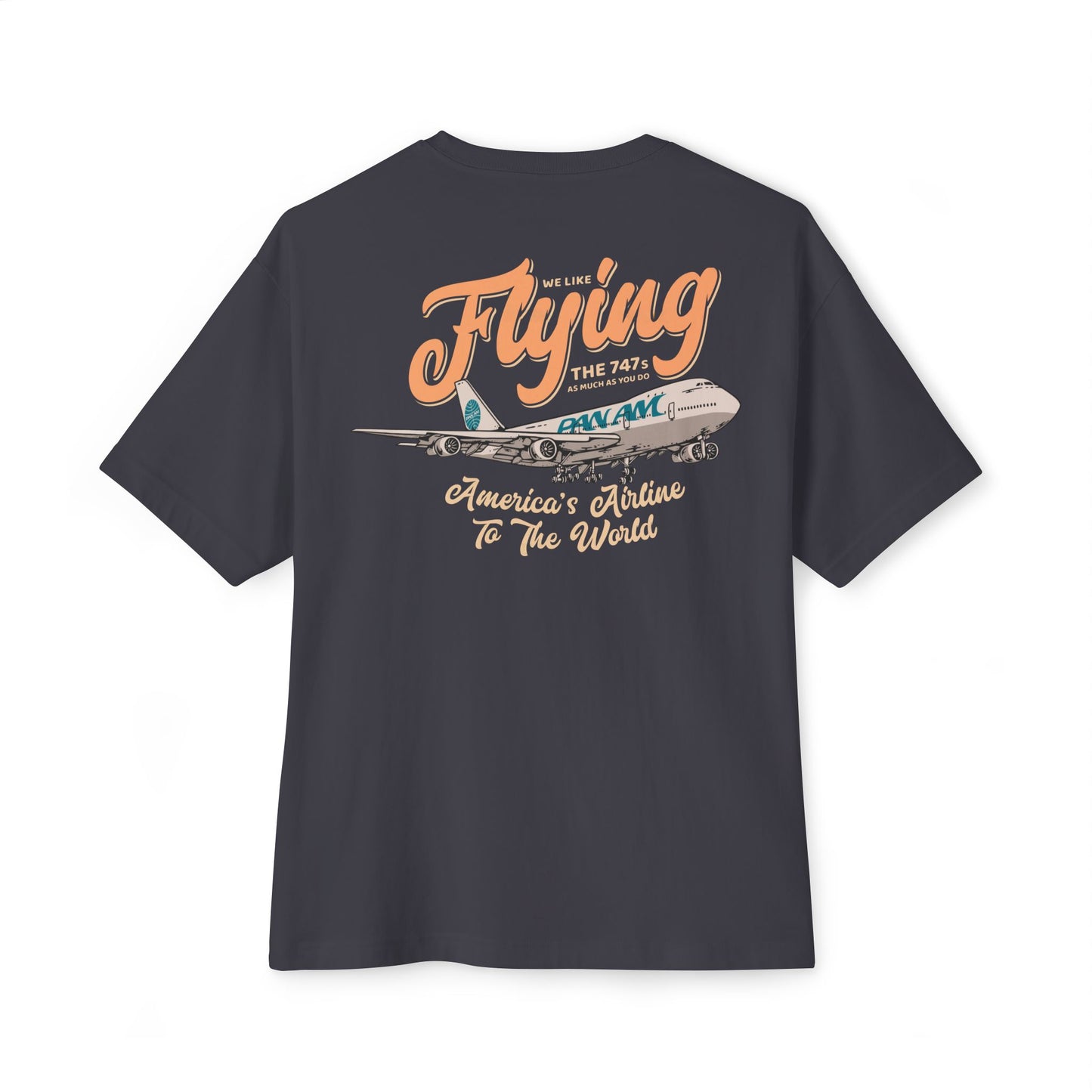 Pan Am 747 – Celebrate the Golden Age of Air Travel (Back Print)
