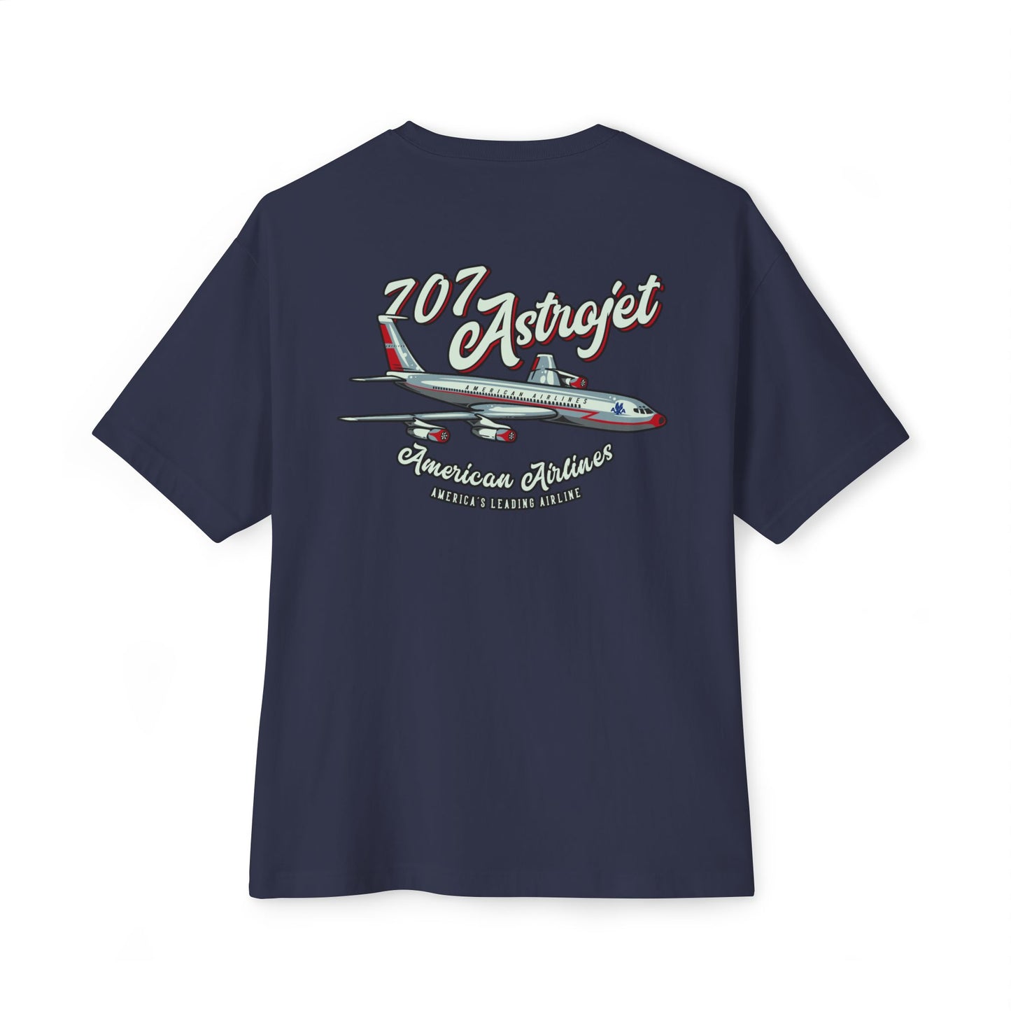 American Airlines Boeing 707 – A Tribute to Aviation History (Back Print)