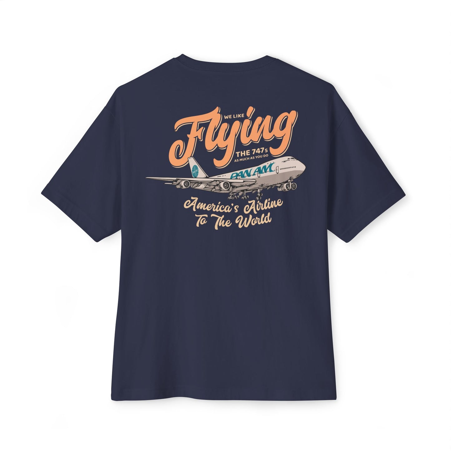 Pan Am 747 – Celebrate the Golden Age of Air Travel (Back Print)
