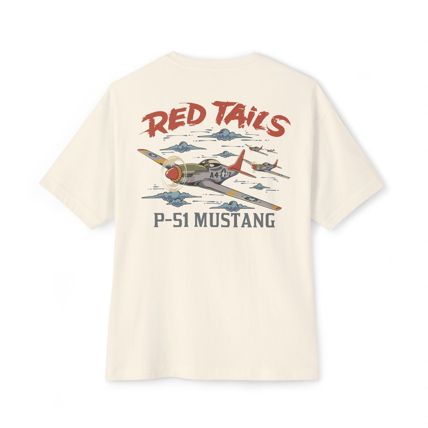 P-51 Mustang – Red Tails Squadron (Back Print)