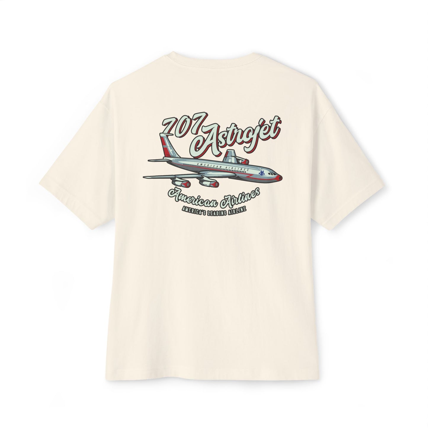 American Airlines Boeing 707 – A Tribute to Aviation History (Back Print)