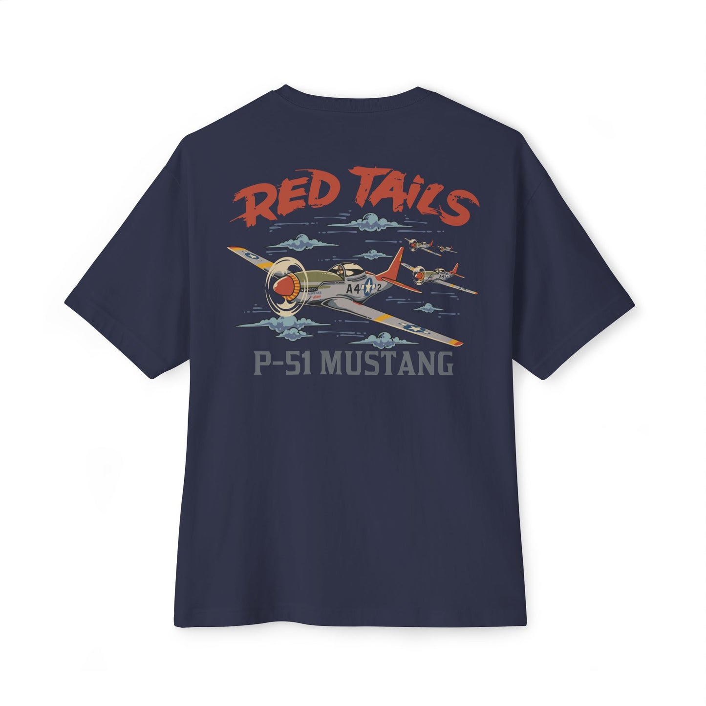 P-51 Mustang – Red Tails Squadron (Back Print)