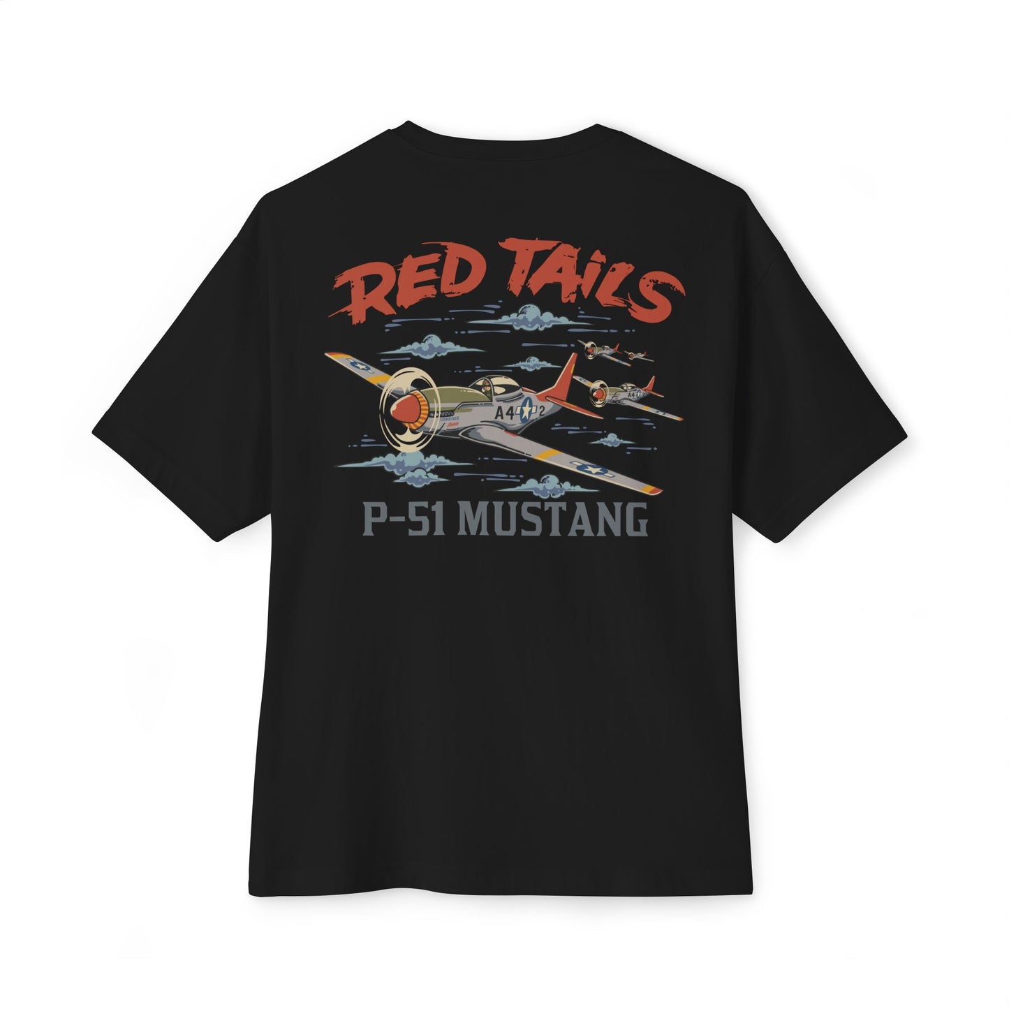 P-51 Mustang – Red Tails Squadron (Back Print)