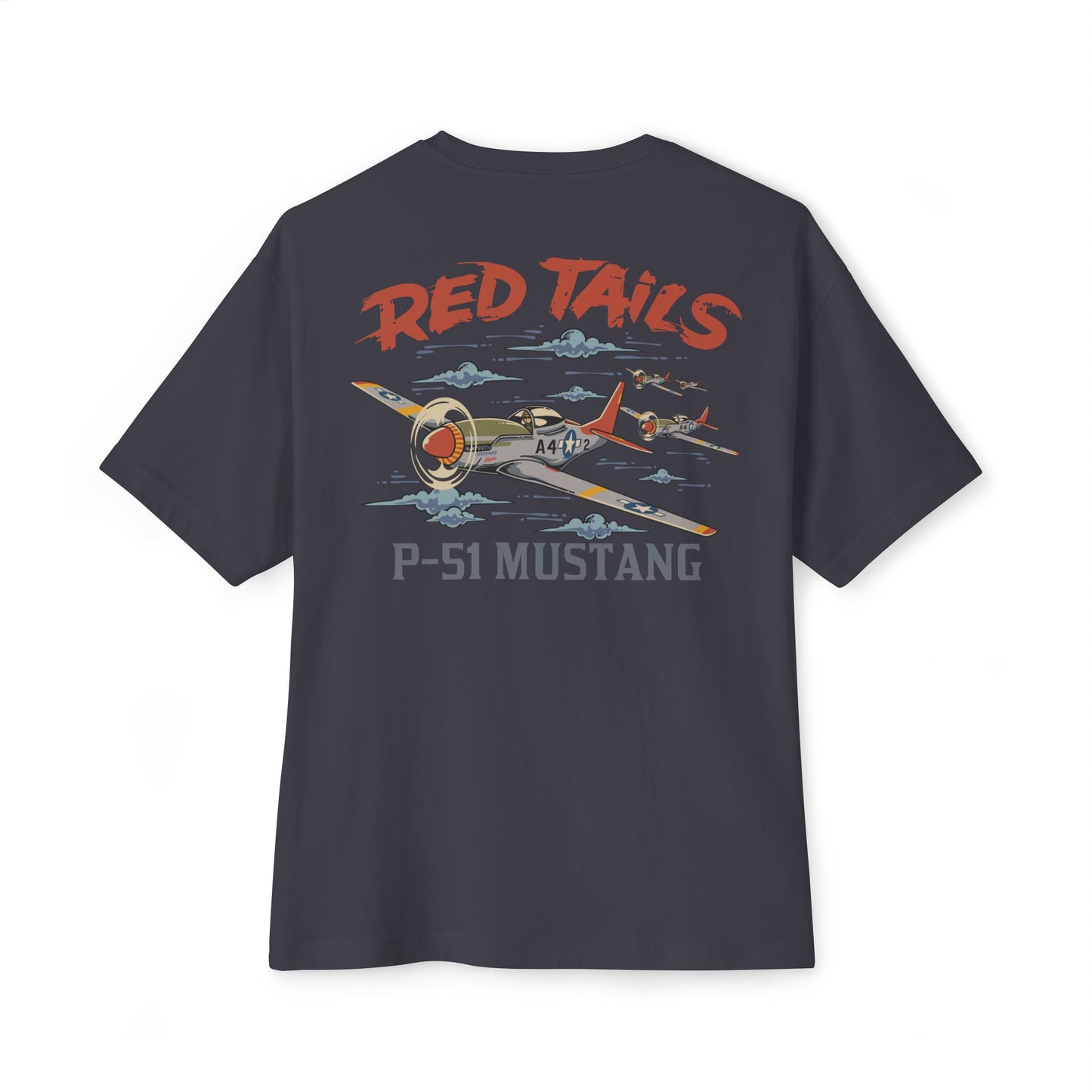 P-51 Mustang – Red Tails Squadron (Back Print)
