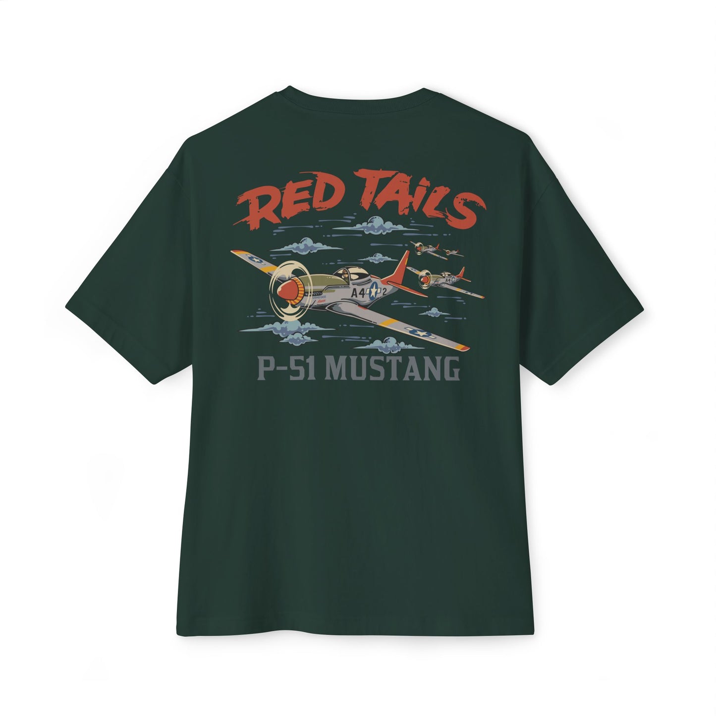 P-51 Mustang – Red Tails Squadron (Back Print)